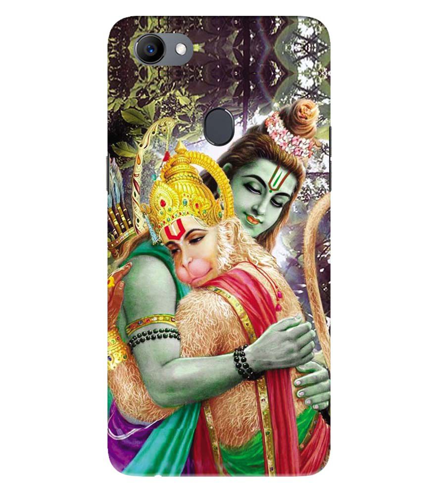 BG0075-Ram And Hanuman Ji Back Cover for Oppo F5 Plus