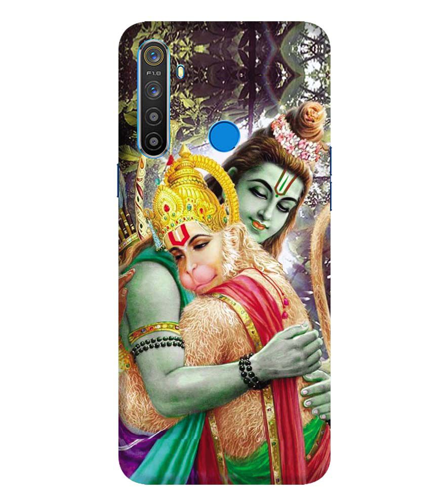 BG0075-Ram And Hanuman Ji Back Cover for Realme Narzo 10