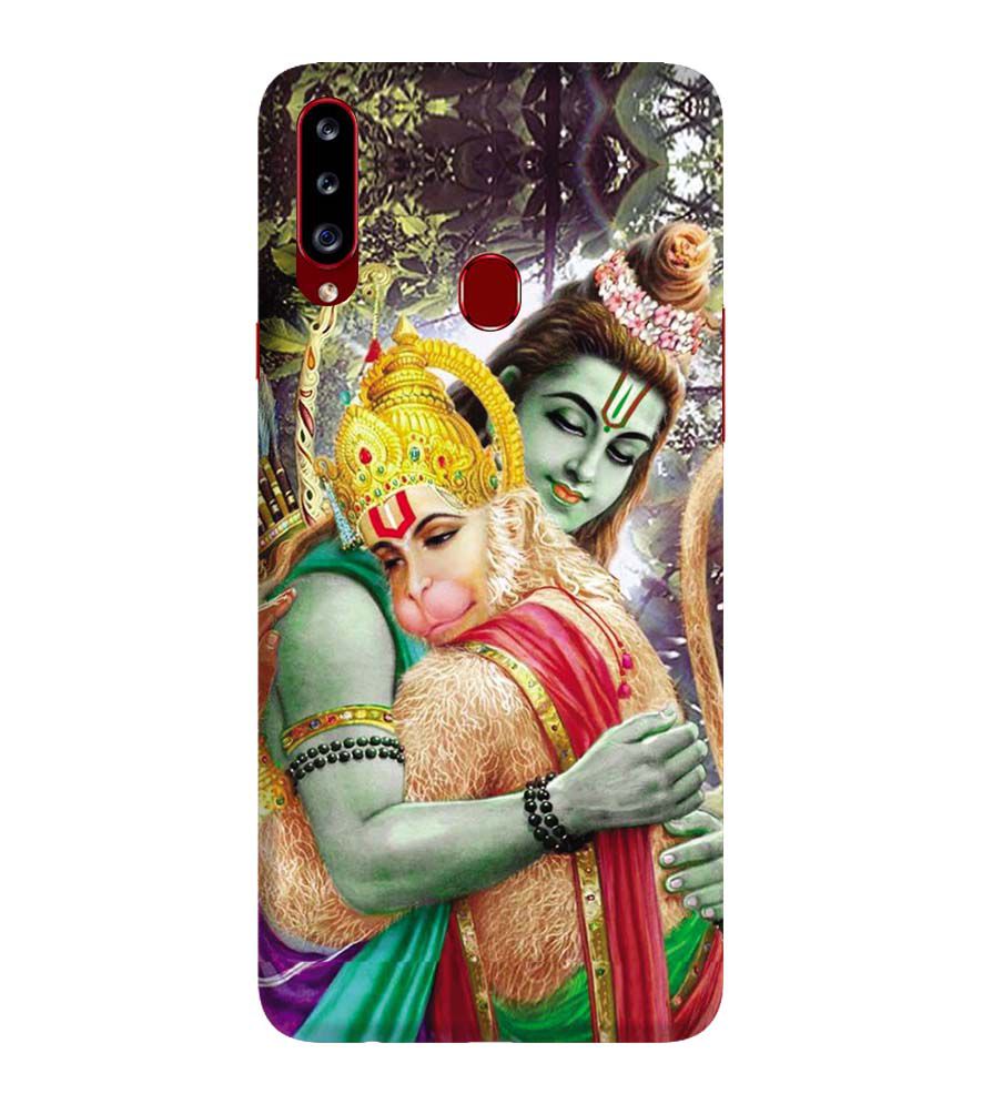 BG0075-Ram And Hanuman Ji Back Cover for Samsung Galaxy A20s