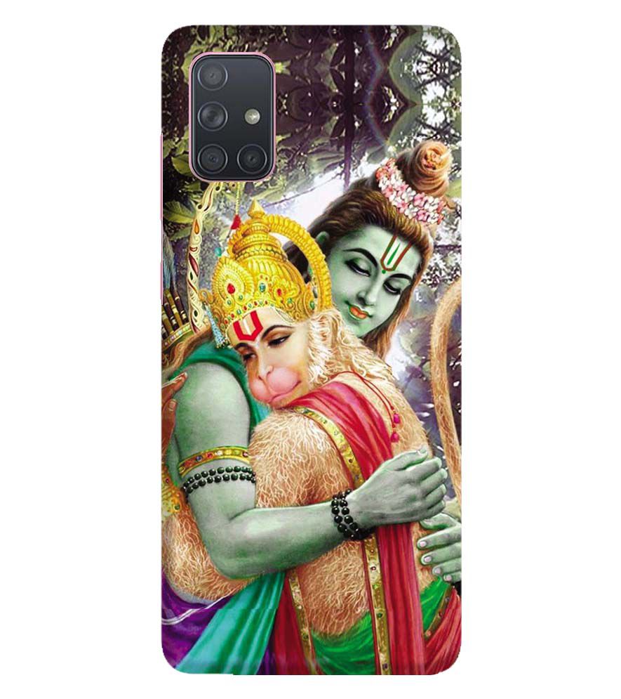 BG0075-Ram And Hanuman Ji Back Cover for Samsung Galaxy A71
