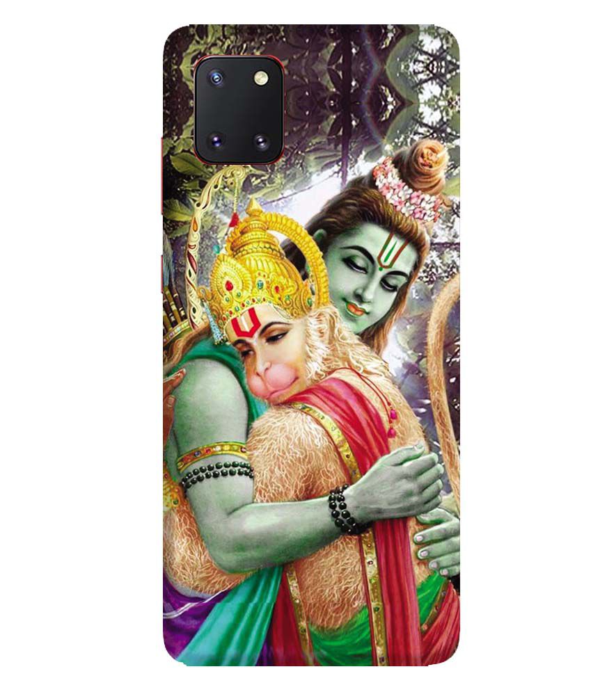 BG0075-Ram And Hanuman Ji Back Cover for Samsung Galaxy Note10 Lite
