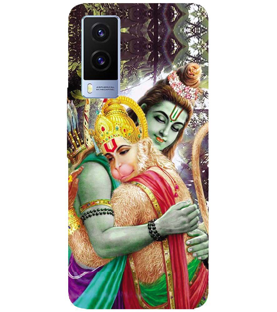 BG0075-Ram And Hanuman Ji Back Cover for Vivo V21e 5G