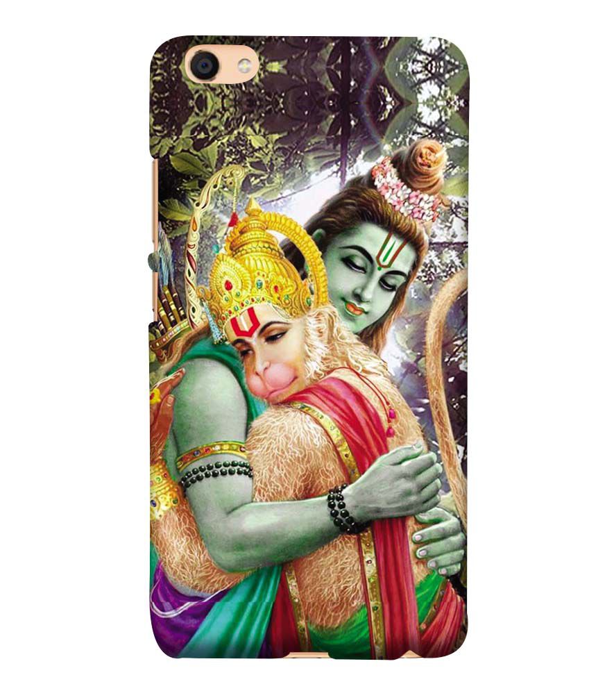 BG0075-Ram And Hanuman Ji Back Cover for vivo Y55s