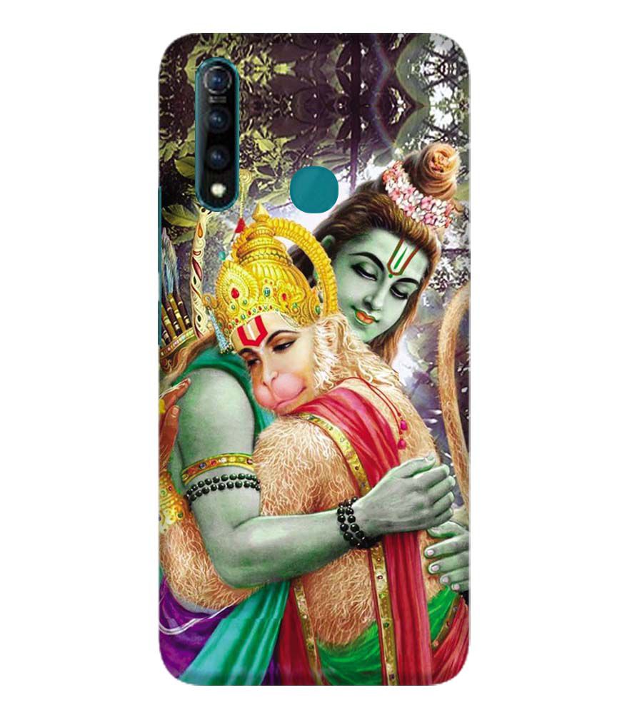 BG0075-Ram And Hanuman Ji Back Cover for Vivo Z1 Pro