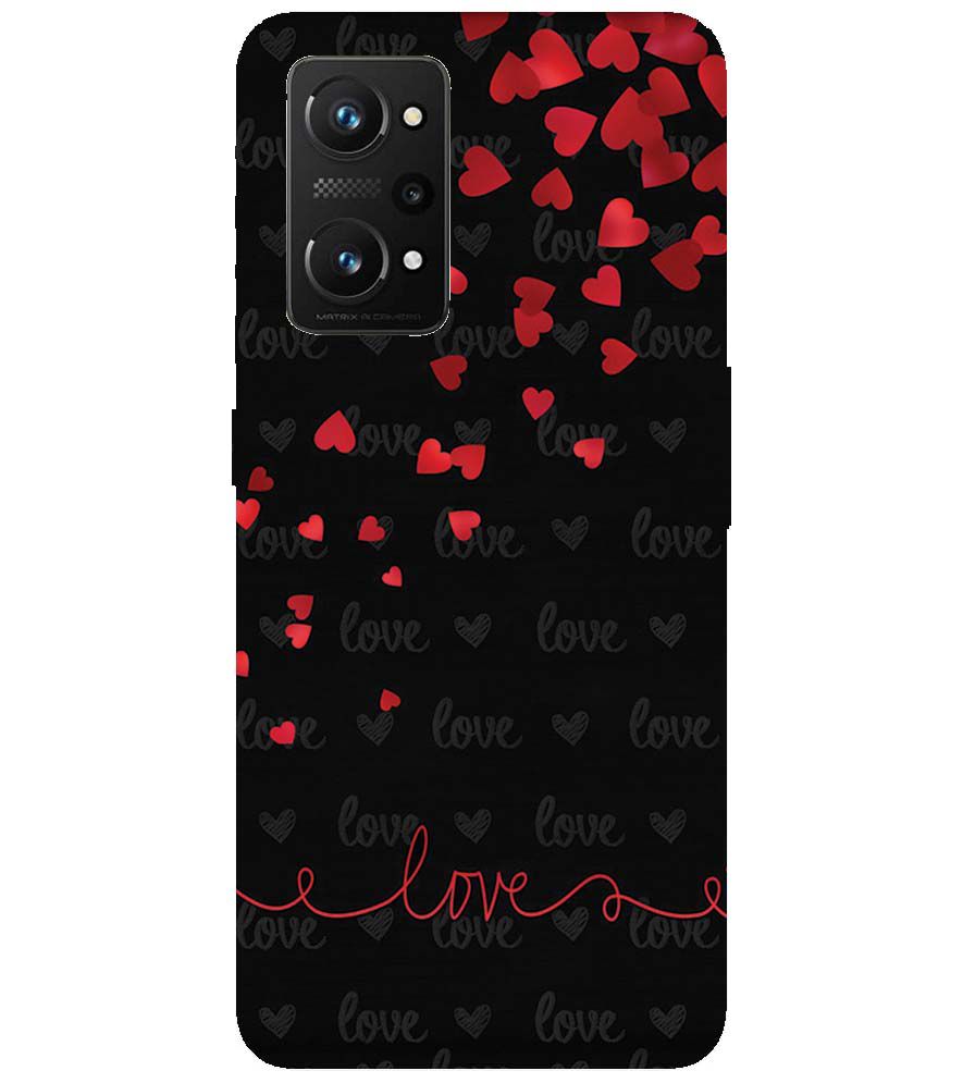 BT0003-Love Quote In A Black Back Ground Back Cover for Realme X7 Max 5G