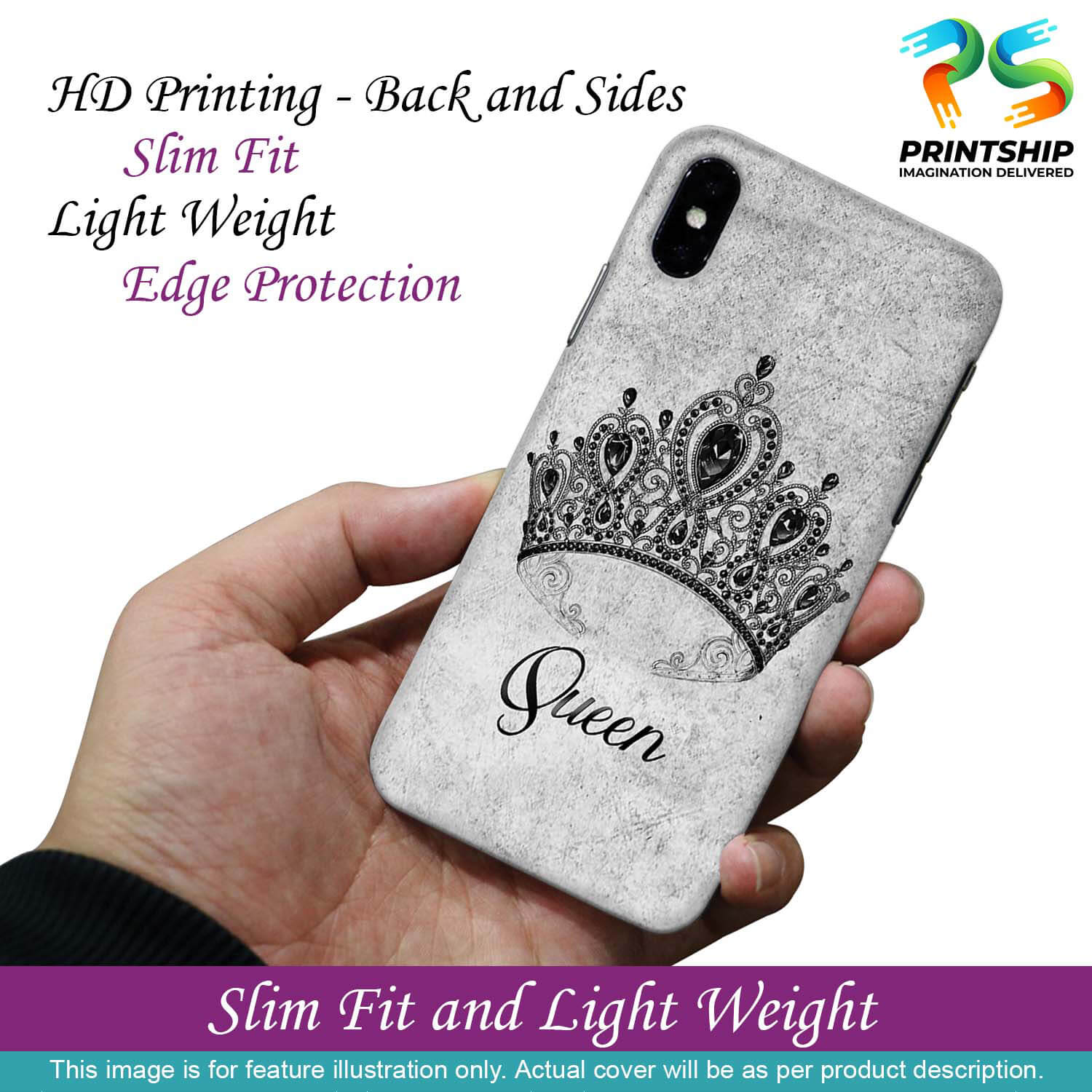 BT0231-Queen Back Cover for Samsung Galaxy M10
