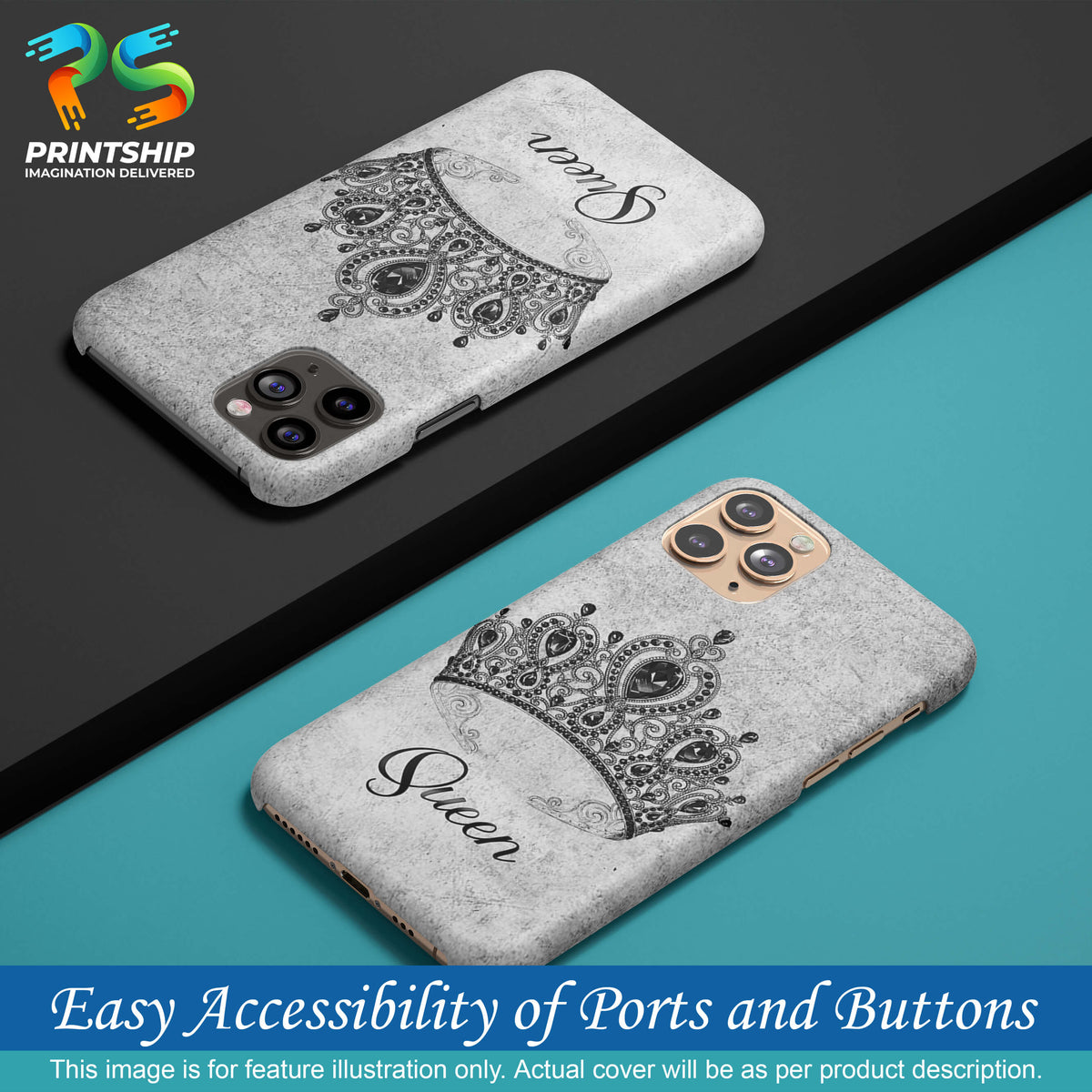 BT0231-Queen Back Cover for Samsung Galaxy A70-Image5