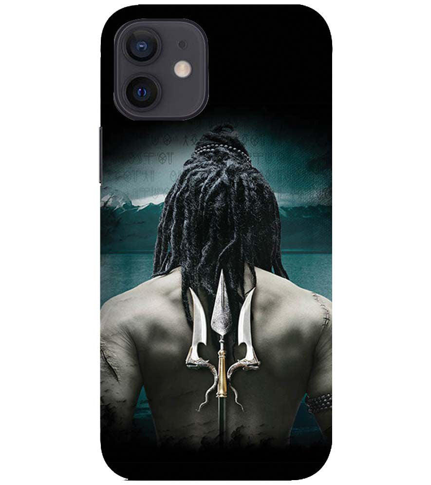 BT0233-Lord Shiva Rear Pic Back Cover for Apple iPhone 12