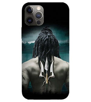 BT0233-Lord Shiva Rear Pic Back Cover for Apple iPhone 12 Pro