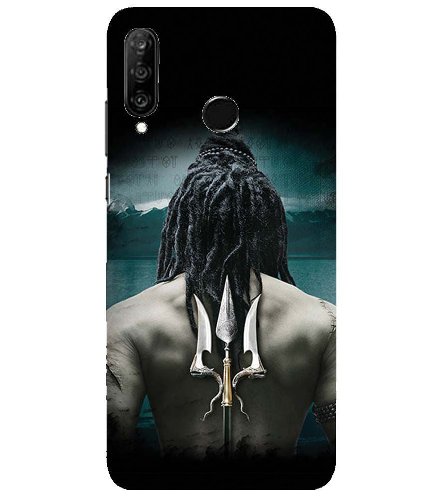 BT0233-Lord Shiva Rear Pic Back Cover for Huawei nova 4e
