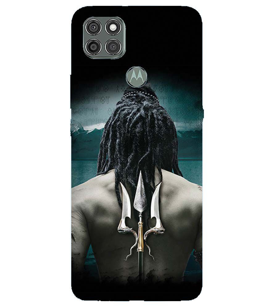 BT0233-Lord Shiva Rear Pic Back Cover for Motorola Moto G9 Power