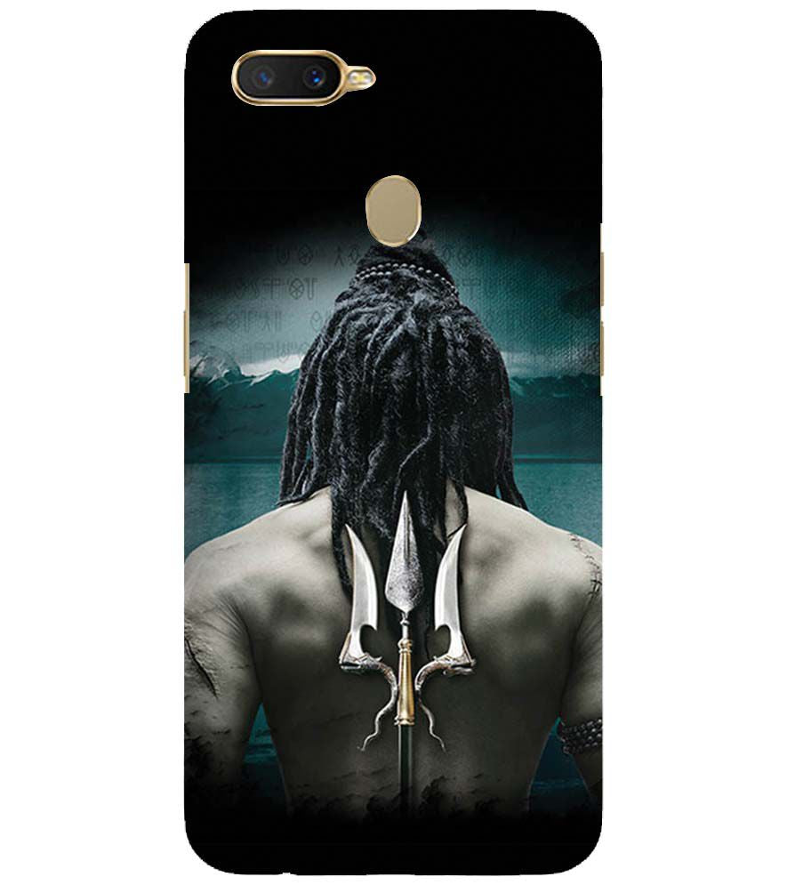 BT0233-Lord Shiva Rear Pic Back Cover for Oppo A11K
