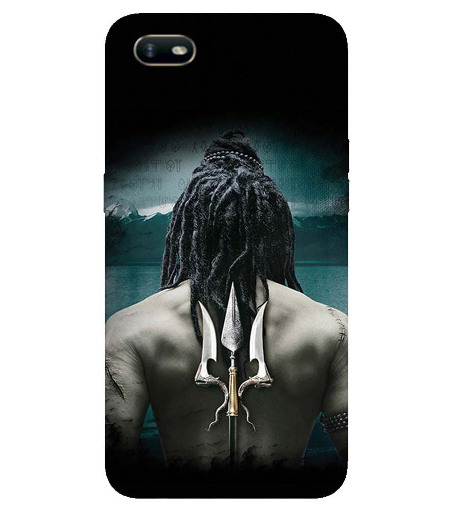 BT0233-Lord Shiva Rear Pic Back Cover for Oppo A1k