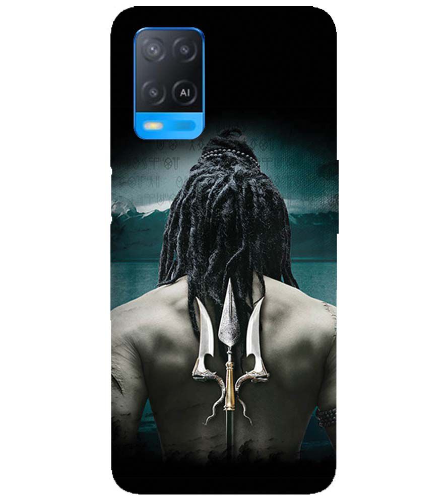 BT0233-Lord Shiva Rear Pic Back Cover for Oppo A54