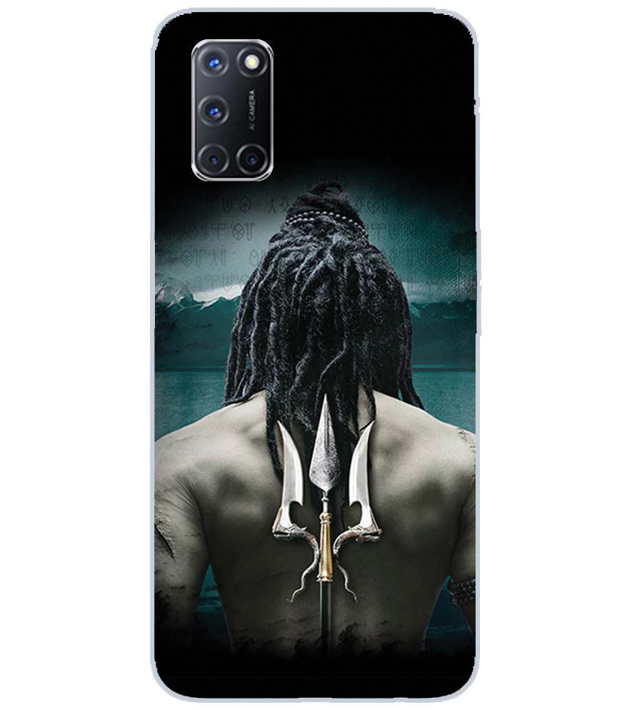 BT0233-Lord Shiva Rear Pic Back Cover for Oppo A72