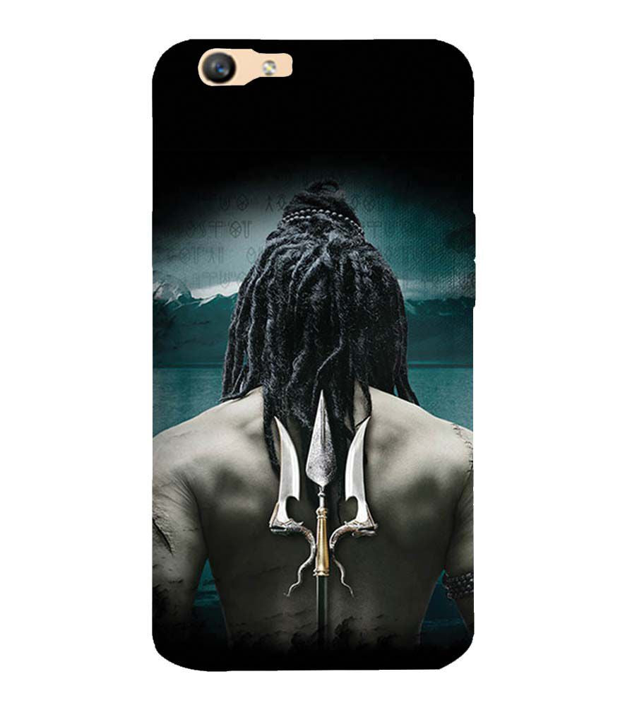 BT0233-Lord Shiva Rear Pic Back Cover for Oppo F1s : A59