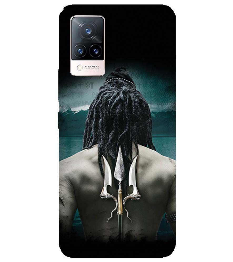 BT0233-Lord Shiva Rear Pic Back Cover for Vivo V21 5G
