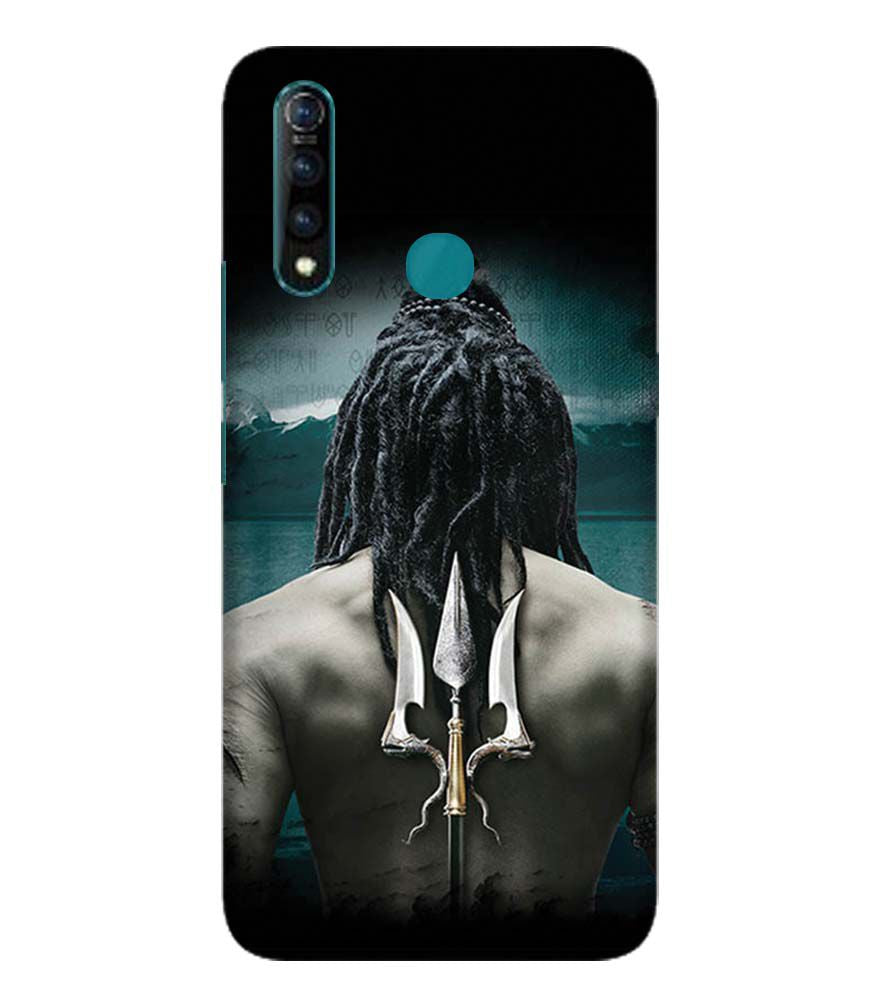BT0233-Lord Shiva Rear Pic Back Cover for Vivo Z1 Pro