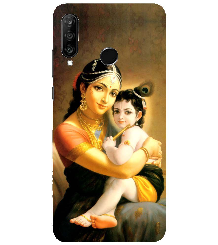 D1478-Krishna With Yashoda Back Cover for Huawei nova 4e