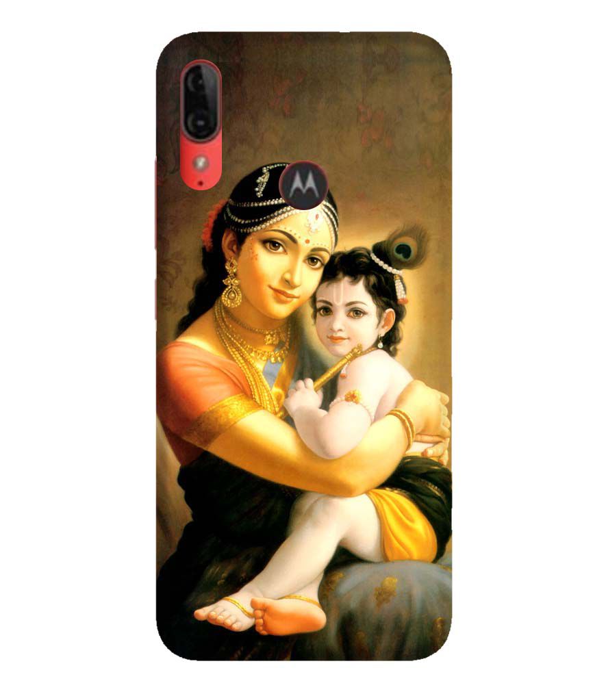 D1478-Krishna With Yashoda Back Cover for Motorola Moto E6s