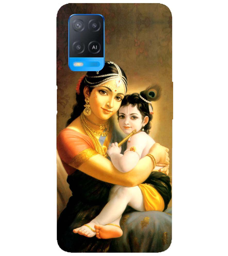 D1478-Krishna With Yashoda Back Cover for Oppo A54