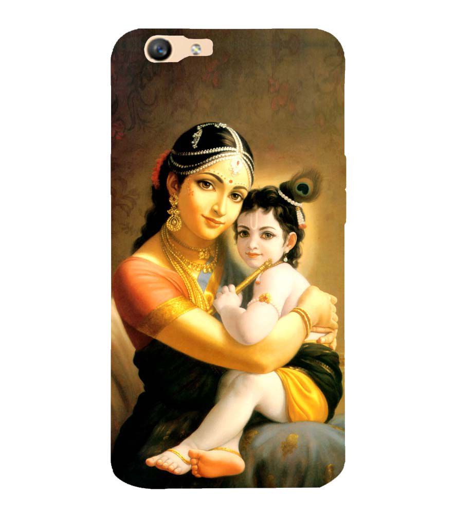 D1478-Krishna With Yashoda Back Cover for Oppo F1s : A59