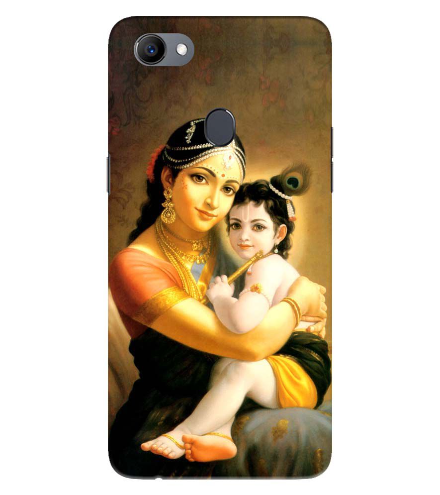 D1478-Krishna With Yashoda Back Cover for Oppo F5 Plus