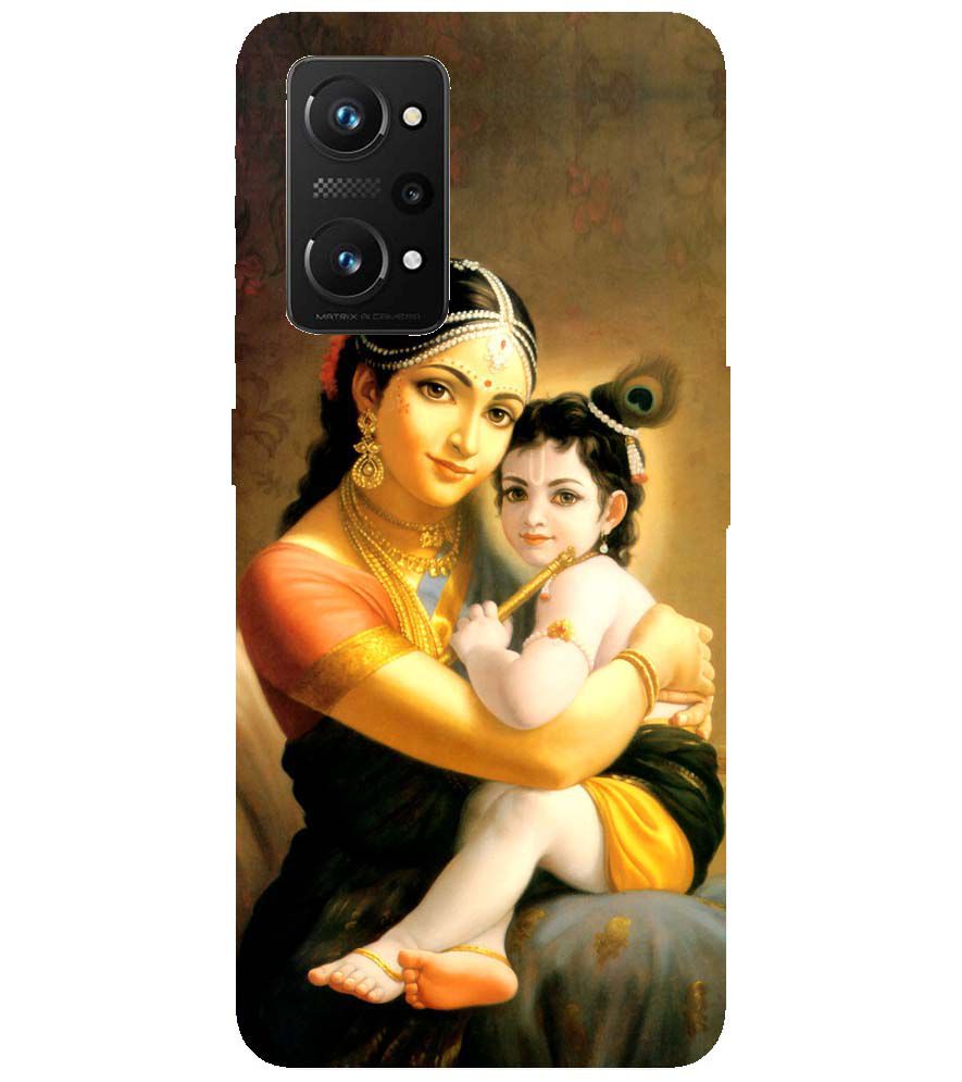 D1478-Krishna With Yashoda Back Cover for Realme X7 Max 5G