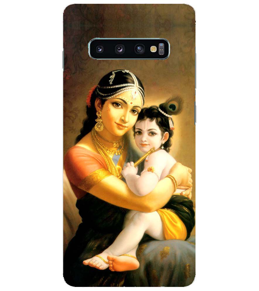D1478-Krishna With Yashoda Back Cover for Samsung Galaxy S10+ (Plus with 6.4 Inch Screen)
