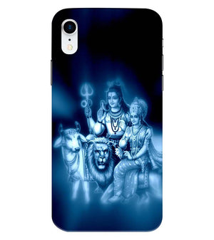 D1535-Shiv Parvati Back Cover for Apple iPhone XR