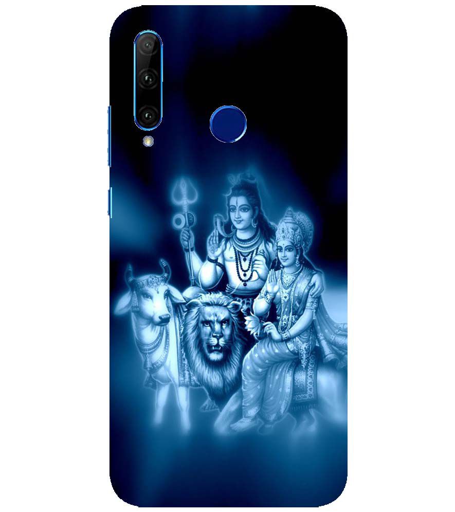 D1535-Shiv Parvati Back Cover for Huawei Honor 10i