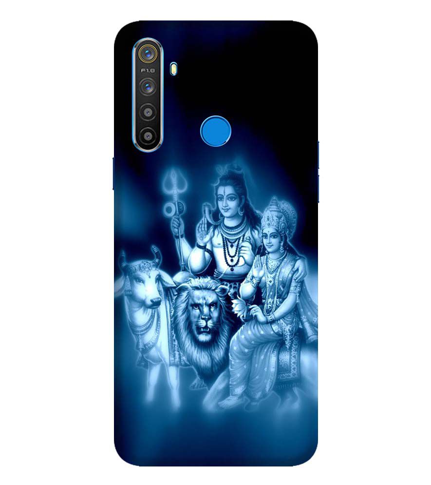 D1535-Shiv Parvati Back Cover for Realme Narzo 10