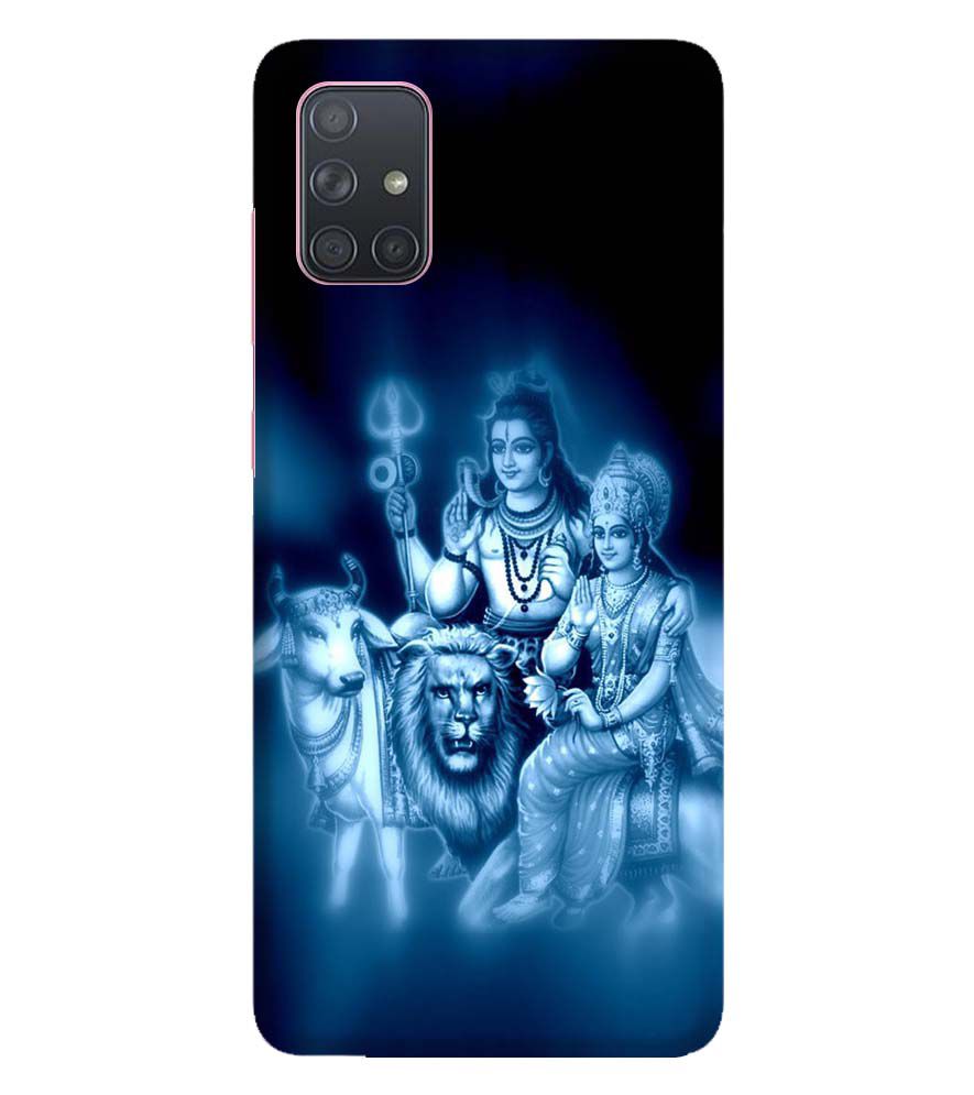 D1535-Shiv Parvati Back Cover for Samsung Galaxy A71