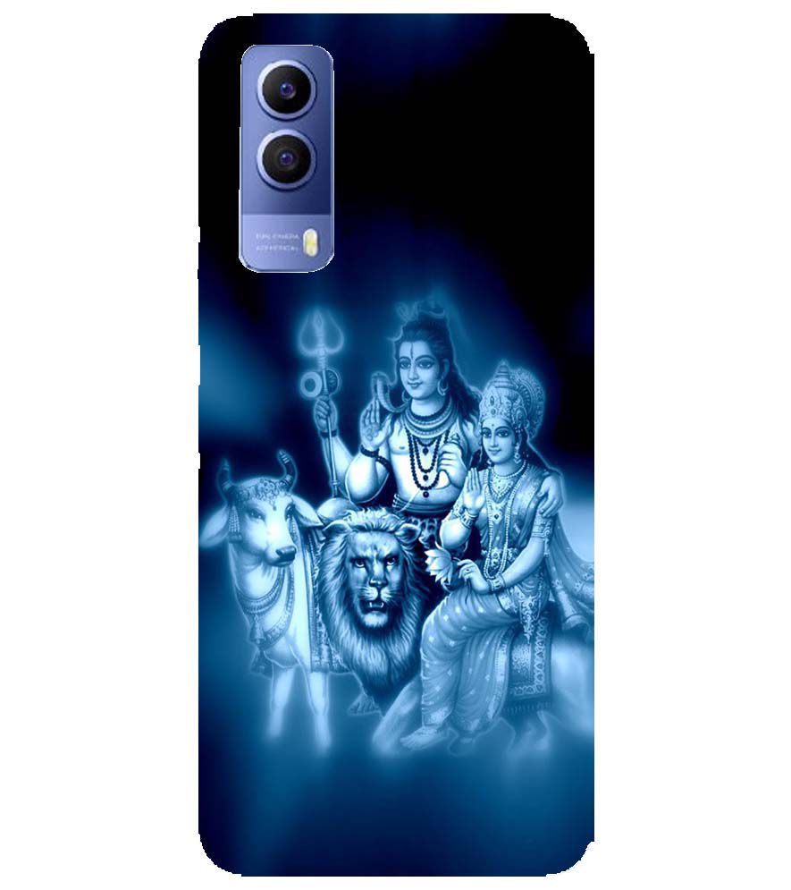 D1535-Shiv Parvati Back Cover for vivo Y53s