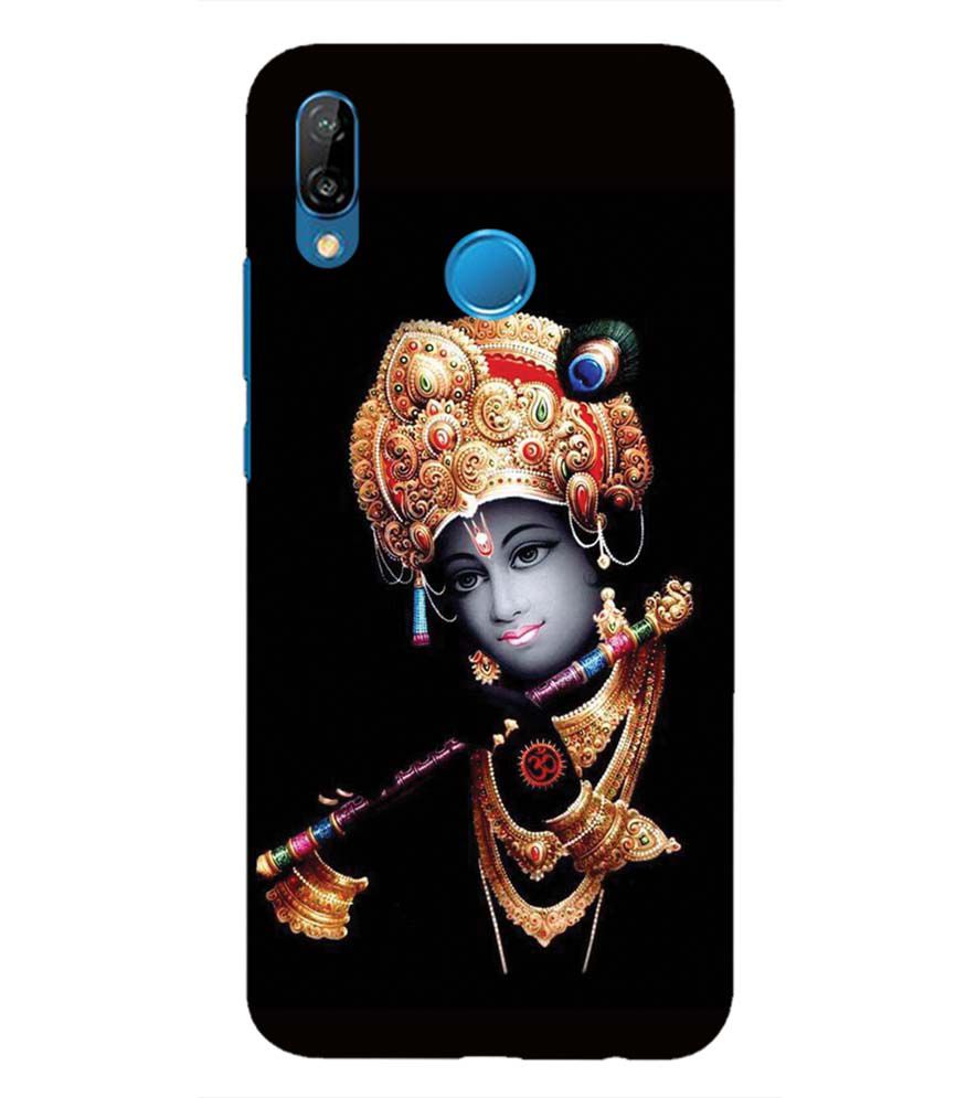 D1540-Beautiful Looking Lord Krishna Back Cover for Huawei Nova 3e