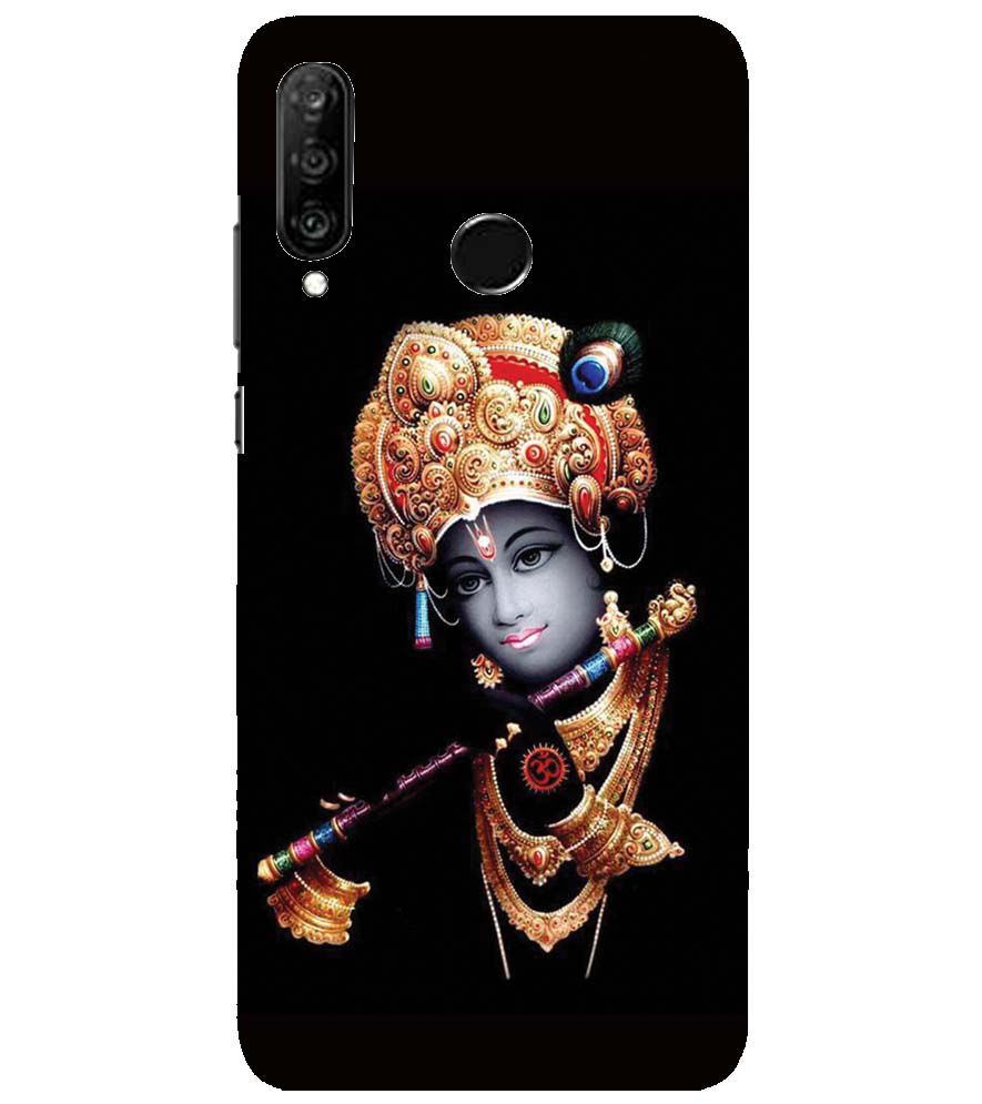 D1540-Beautiful Looking Lord Krishna Back Cover for Huawei nova 4e