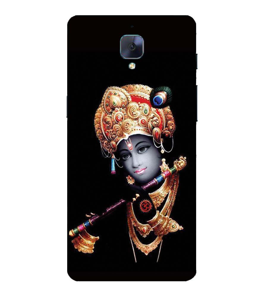 D1540-Beautiful Looking Lord Krishna Back Cover for OnePlus 3 and OnePlus 3T