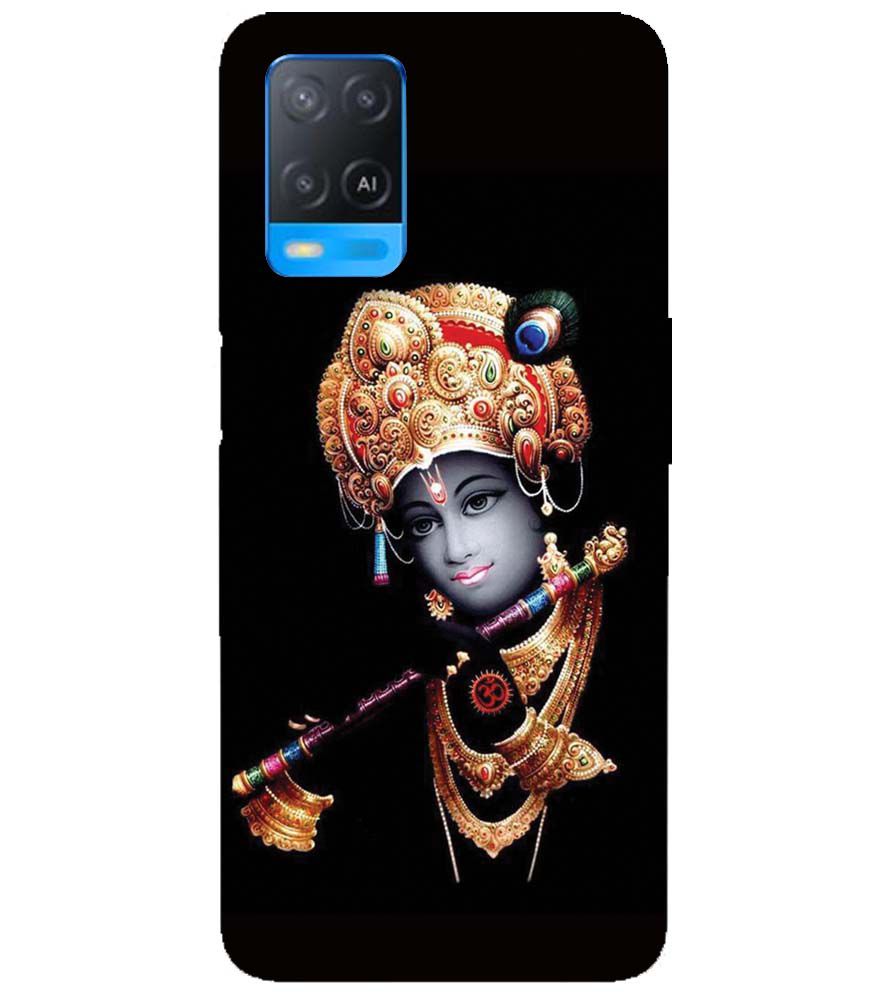 D1540-Beautiful Looking Lord Krishna Back Cover for Oppo A54