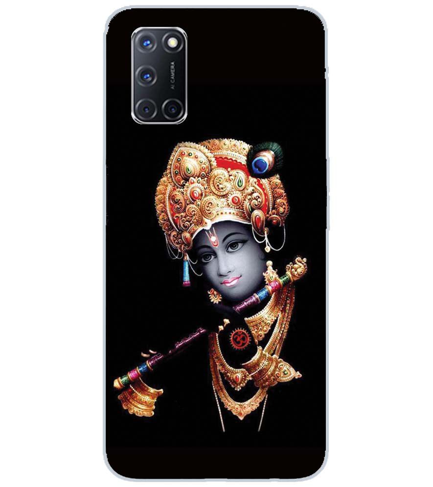 D1540-Beautiful Looking Lord Krishna Back Cover for Oppo A72