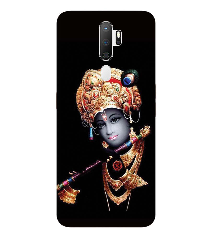 D1540-Beautiful Looking Lord Krishna Back Cover for Oppo A9 (2020)