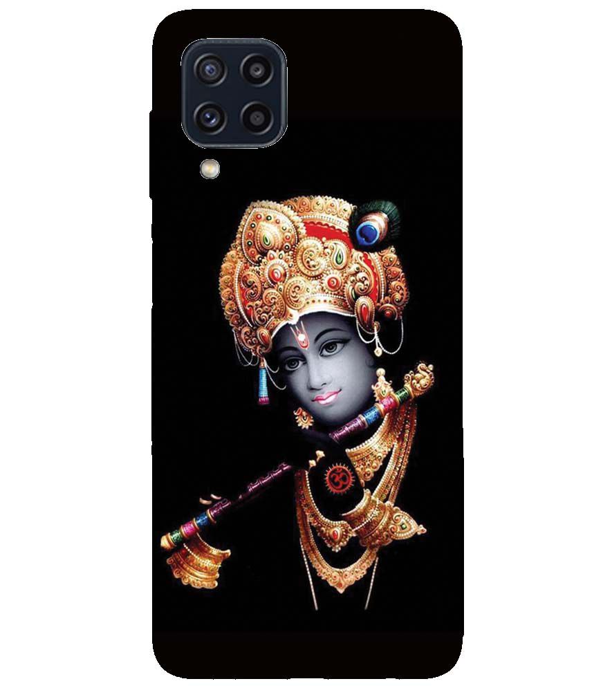 D1540-Beautiful Looking Lord Krishna Back Cover for Samsung Galaxy M32 Prime