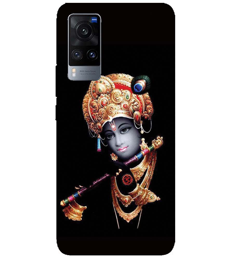D1540-Beautiful Looking Lord Krishna Back Cover for vivo X60