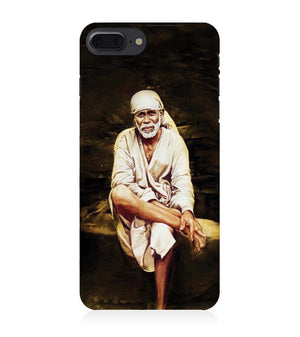 D1542-Sai Baba Sitting On Stone Back Cover for Apple iPhone 7 Plus