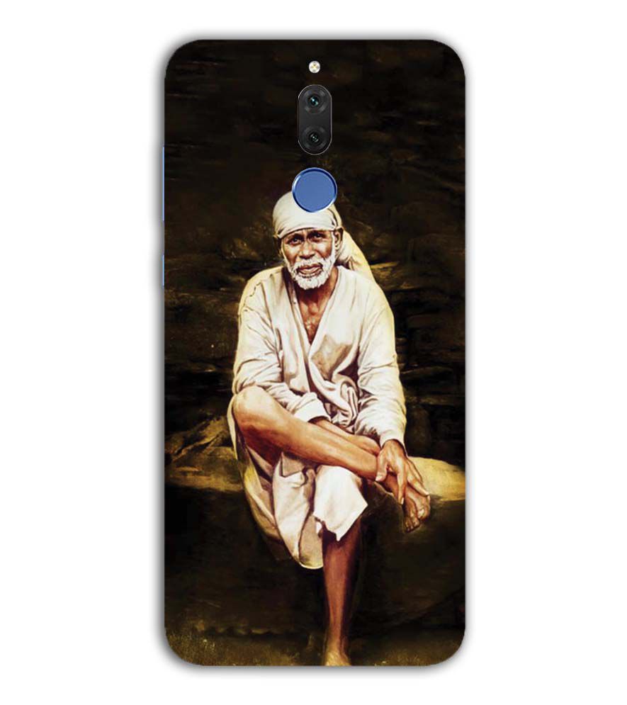 D1542-Sai Baba Sitting On Stone Back Cover for Huawei Nova 2i