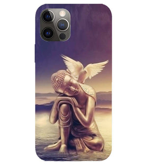 D1582-Lord Buddha Back Cover for Apple iPhone 12 Pro