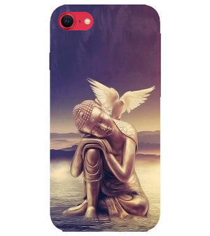 D1582-Lord Buddha Back Cover for Apple iPhone SE (2020)