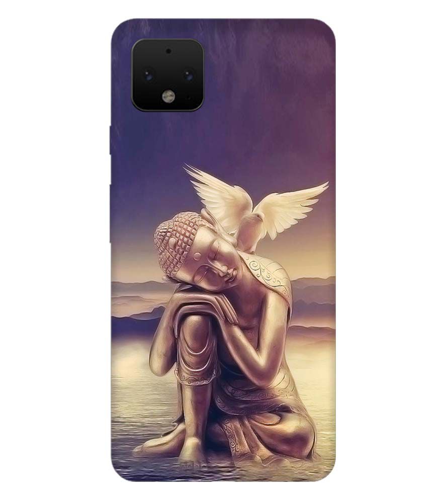 D1582-Lord Buddha Back Cover for Google Pixel 4