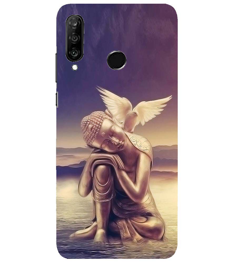 D1582-Lord Buddha Back Cover for Huawei nova 4e