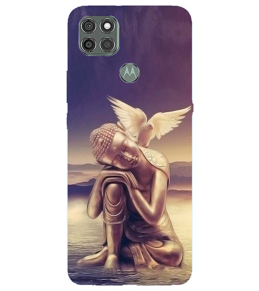 D1582-Lord Buddha Back Cover for Motorola Moto G9 Power