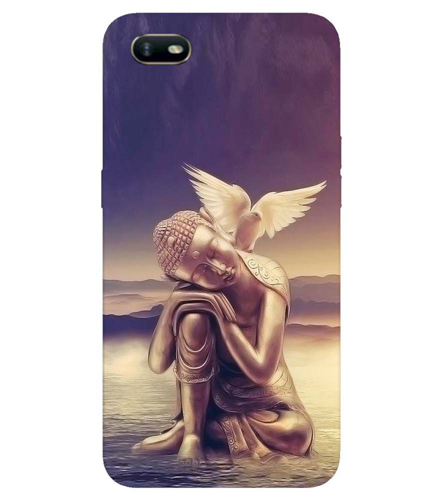 D1582-Lord Buddha Back Cover for Oppo A1k